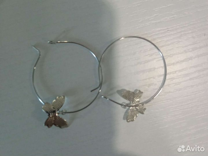 Сережки бижутерия