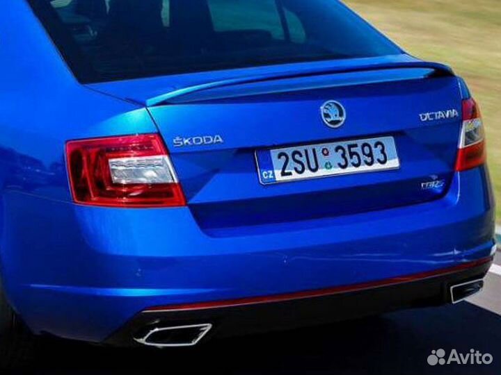 Спойлер на Skoda octavia a7
