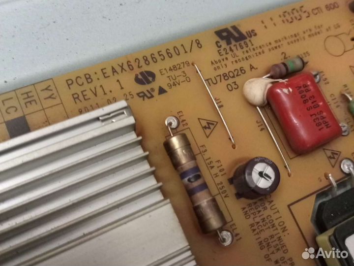 Блок питания LG 32LV3700-ZC EAX62865601/8