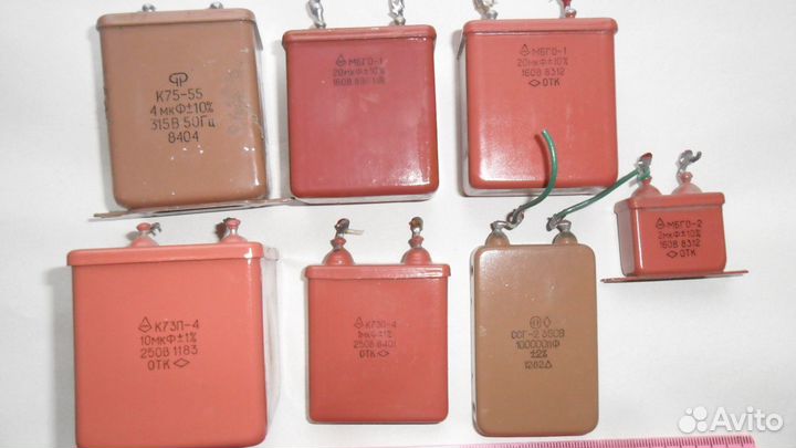 Конденсаторы мбго / К73П-4 / К75-55 / ссг-2