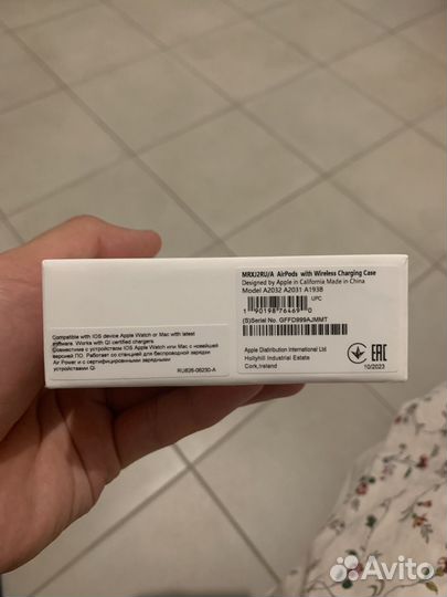 Наушники apple airpods 2 новые