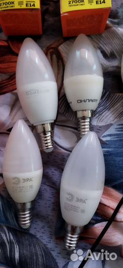 Светодиодные лампы Е27 и Е14