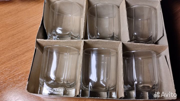 Рюмки хрустальные набор 6 шт