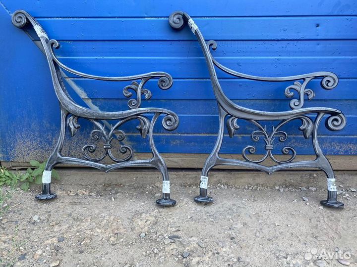 Чугунные опоры, ножки, боковины для скамеек