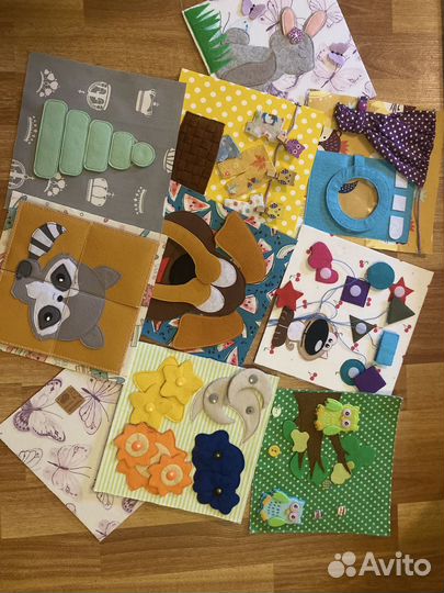 Мягкие книги из фетра