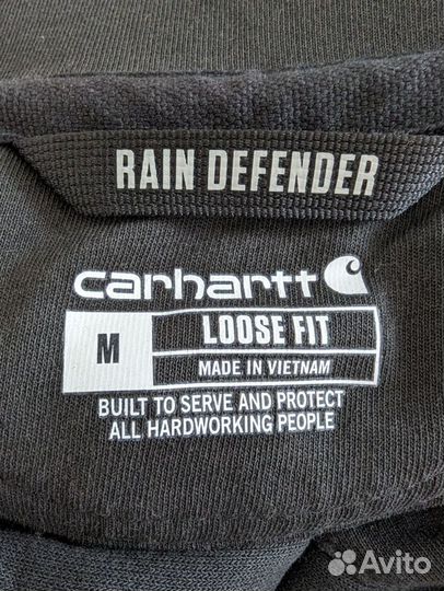 Худи Carhartt Черное Rain Defender оригинал