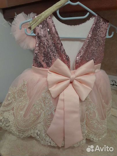 Платье для девочки 86