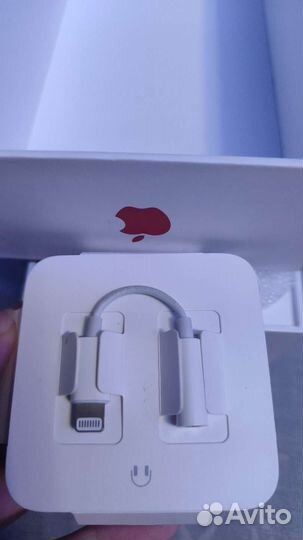 Наушники apple проводные с переходником