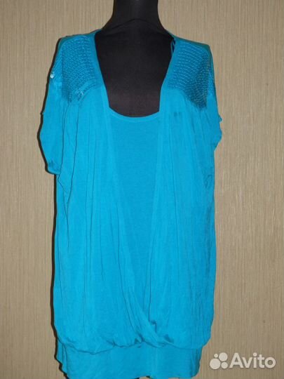 Платье-туника нат.трикотаж Rogers р.54-56+