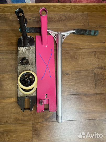 Запчасти на трюковой самокат