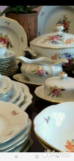 Сервиз столовый чехословакия на 12 персон