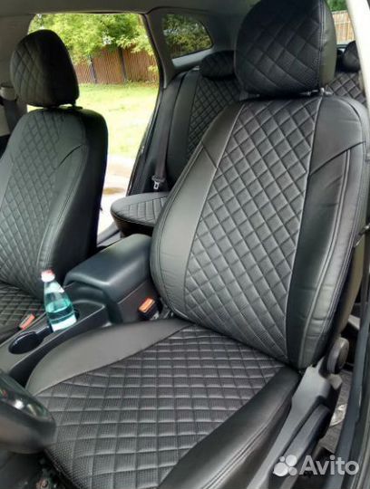 Чехлы Автопилот эко кожа ромб