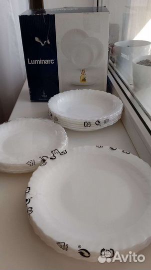 Столовый набор Luminarc 6 персон, 18 предм, новый