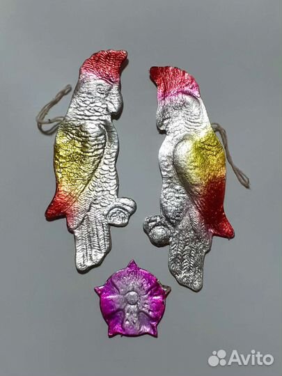 Елочные игрушки СССР картонаж