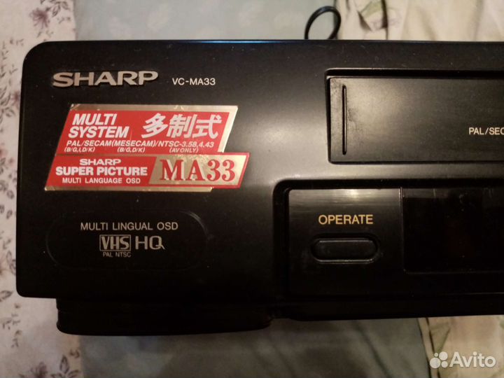 Видеомагнитофон sharp