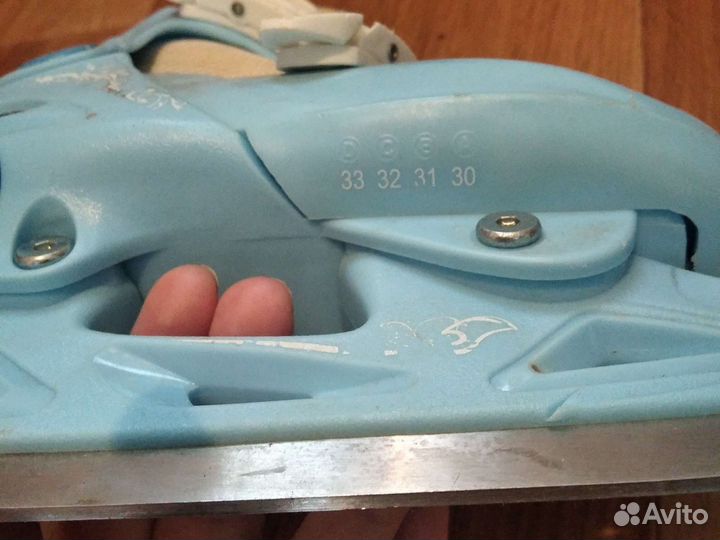 Коньки ледовые детские раздвижные