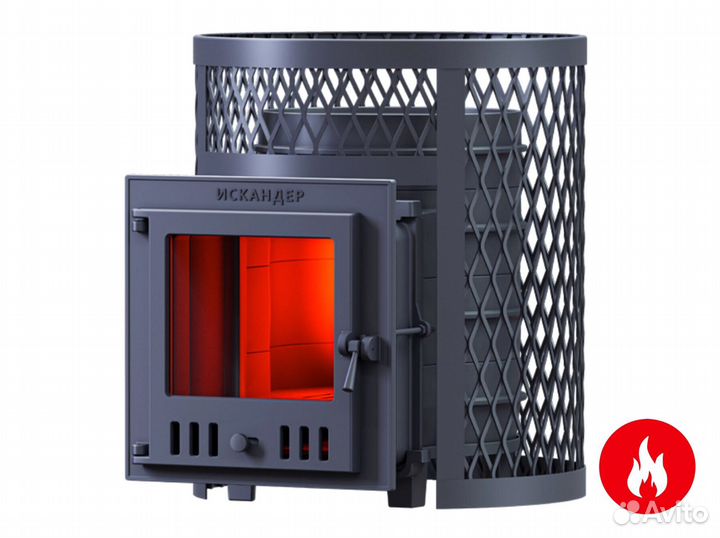 Печь для бани искандер 25 (м в сетке)