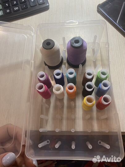 Коробка, бокс, органайзер для швейных ниток