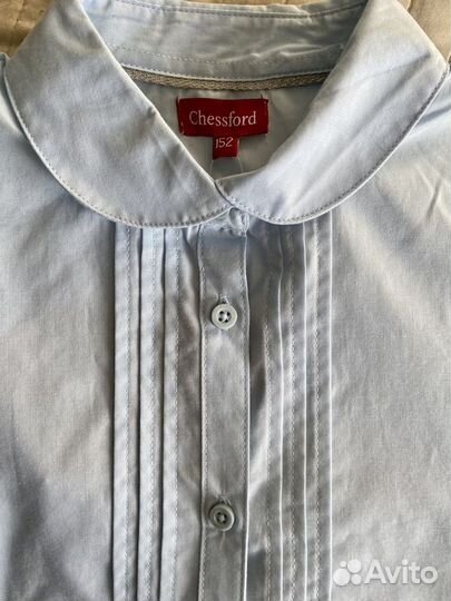 Блузка школьная с коротким рукавом