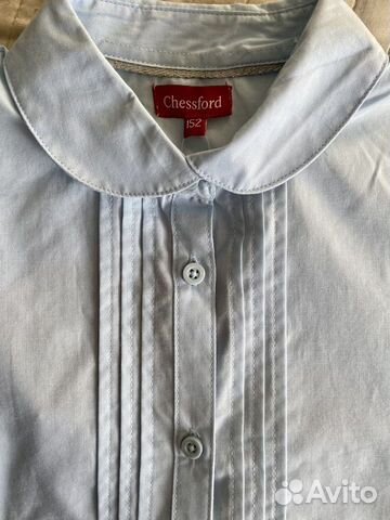 Блузка школьная с коротким рукавом