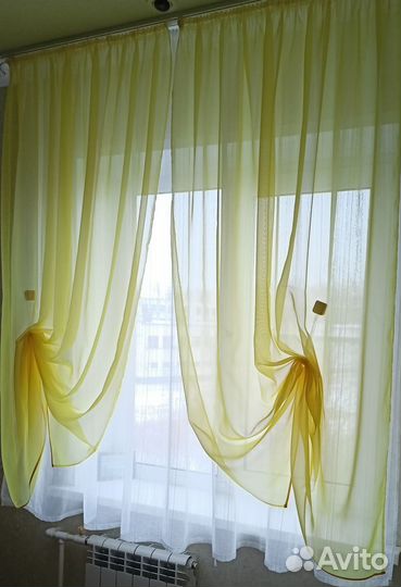 Штора для кухни новая