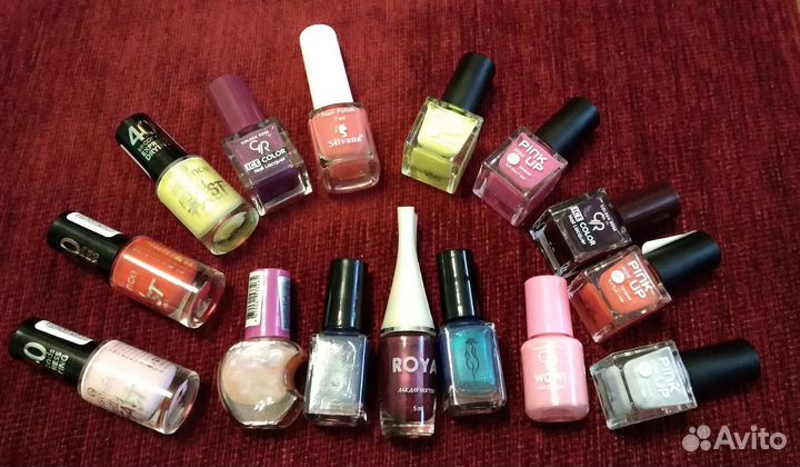 Лак для ногтей пакетом