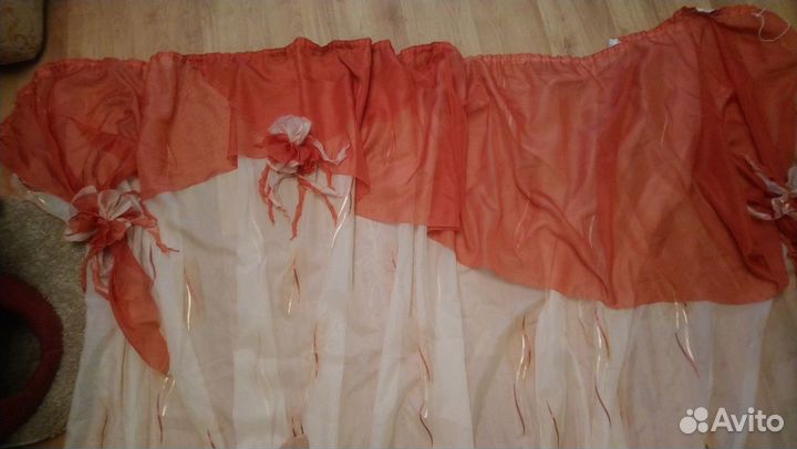 Тюль с ламбрекеном