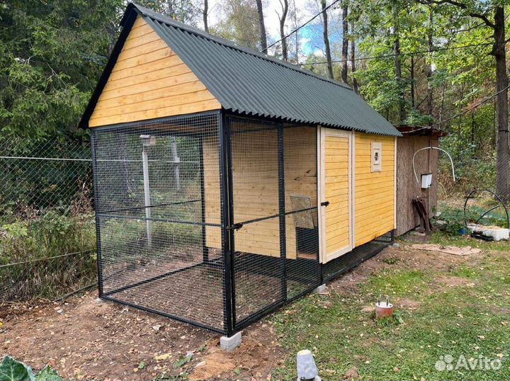 Курятник двускатный
