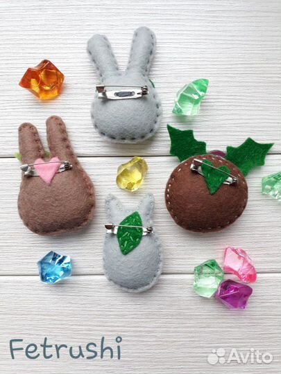 Броши из фетра