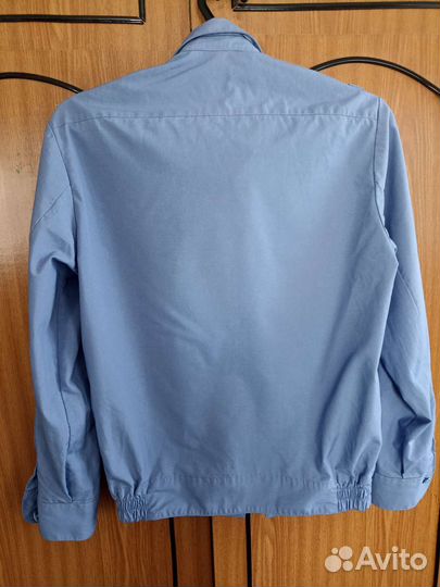 Рубашка форменная ржд голубая