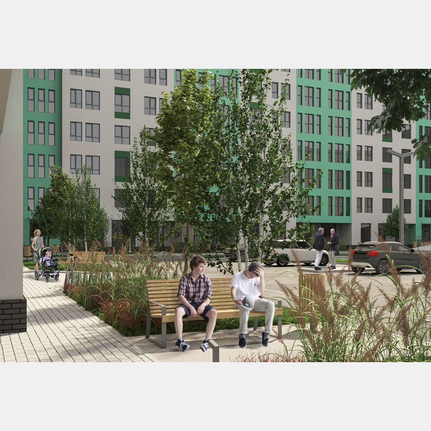2-к. квартира, 52 м², 2/12 эт.