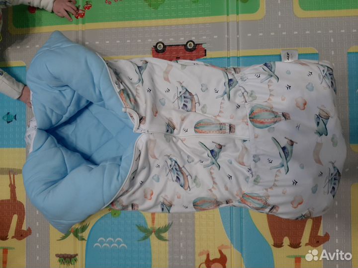 Конверт на выписку для мальчика зима