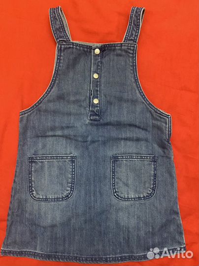 Джинсовый сарафан для девочки