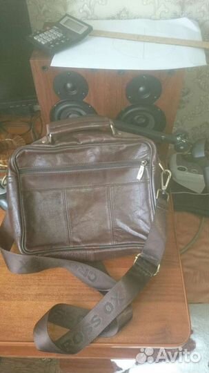 Барсетка кожаная мужская новая