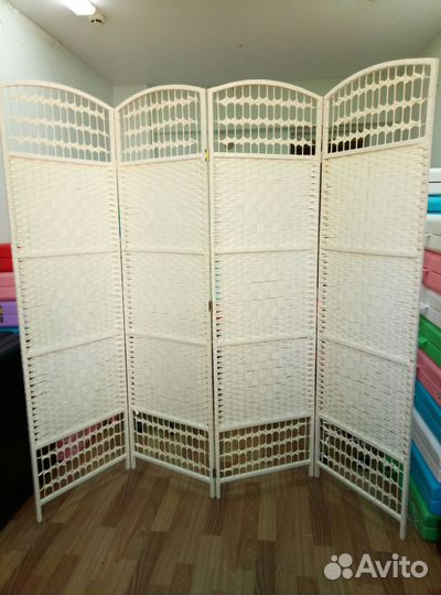 Ширма 2x1.8 м. ротанг