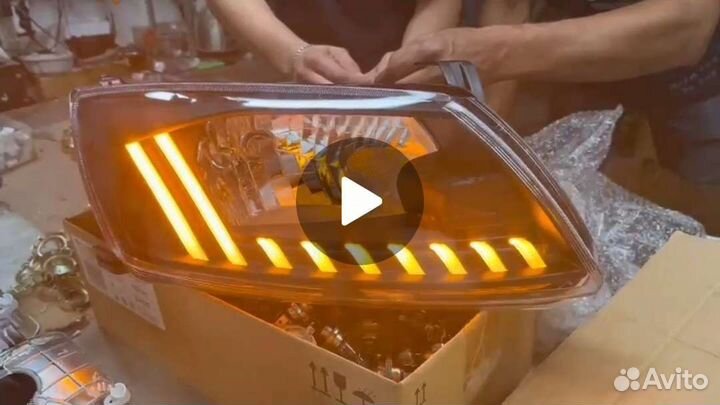 Фары Лада Гранта, в стиле Audi