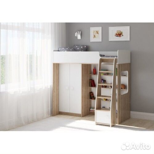 Кровать чердак