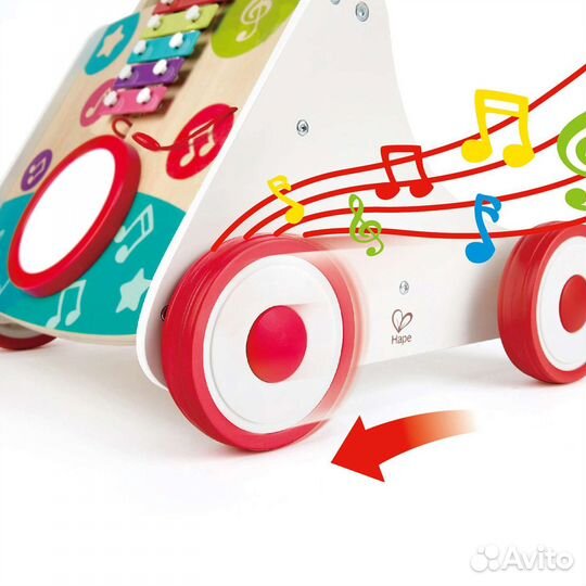 Каталка hape Музыкальный ходунок
