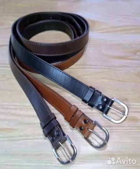 Мужской кожаный ремень