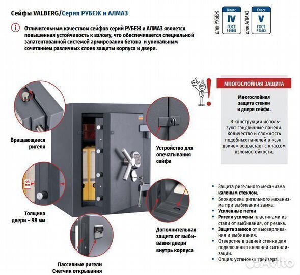 Сейф Valberg Алмаз-99 EL