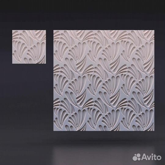 Гипсовая 3D панель 