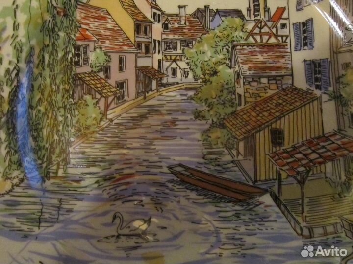 Блюдо фарфоровое Франция дэкор