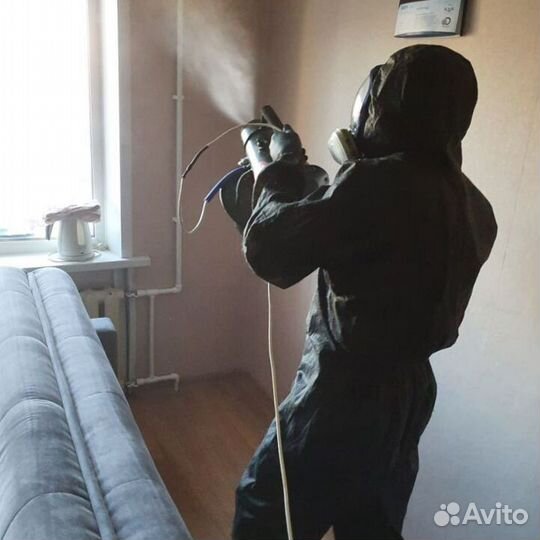 Средство для Уничтожения клопов травля тараканов дезинфекции