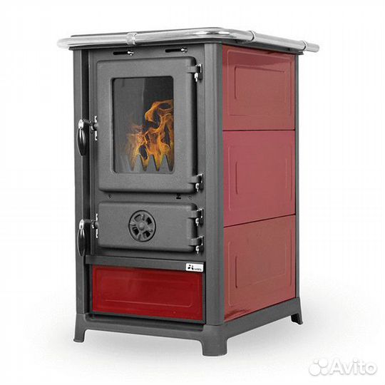Печь На Дровах MBS olymp plus dark RED/L MBS