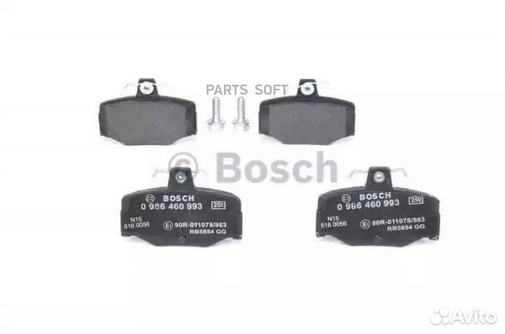 Bosch 0986460993 0 986 460 993 343 00 колодки диск