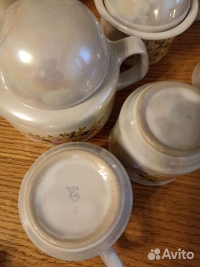 Чайный сервиз СССР Бугульма 9 предм