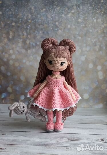 Кукла вязаные игрушки ручной работы