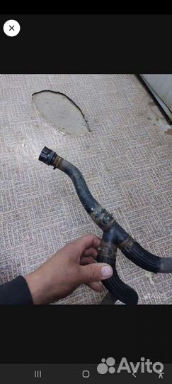 Патрубок отопителя салона cruze