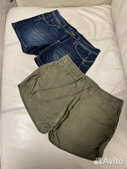 Шорты женские H/M и Benetton