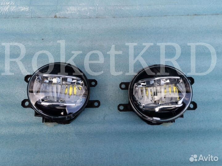 Туманки в бампер toyota lexus LED